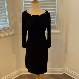 Karen Millen black sweater dress, size M